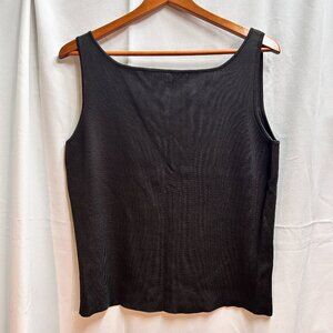 Dana Buchman Reversable Black Knit Tank XL
B1-03